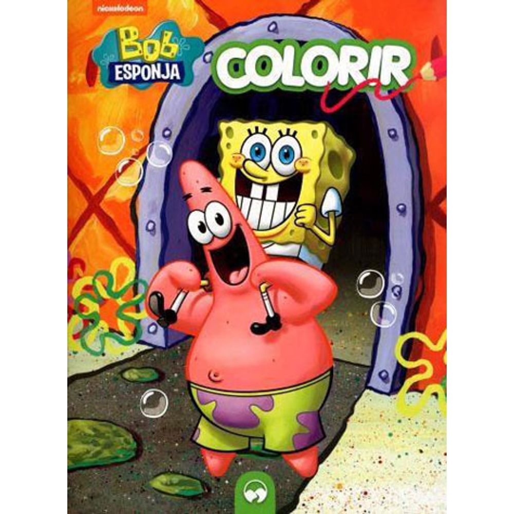 Bob esponja para colorir
