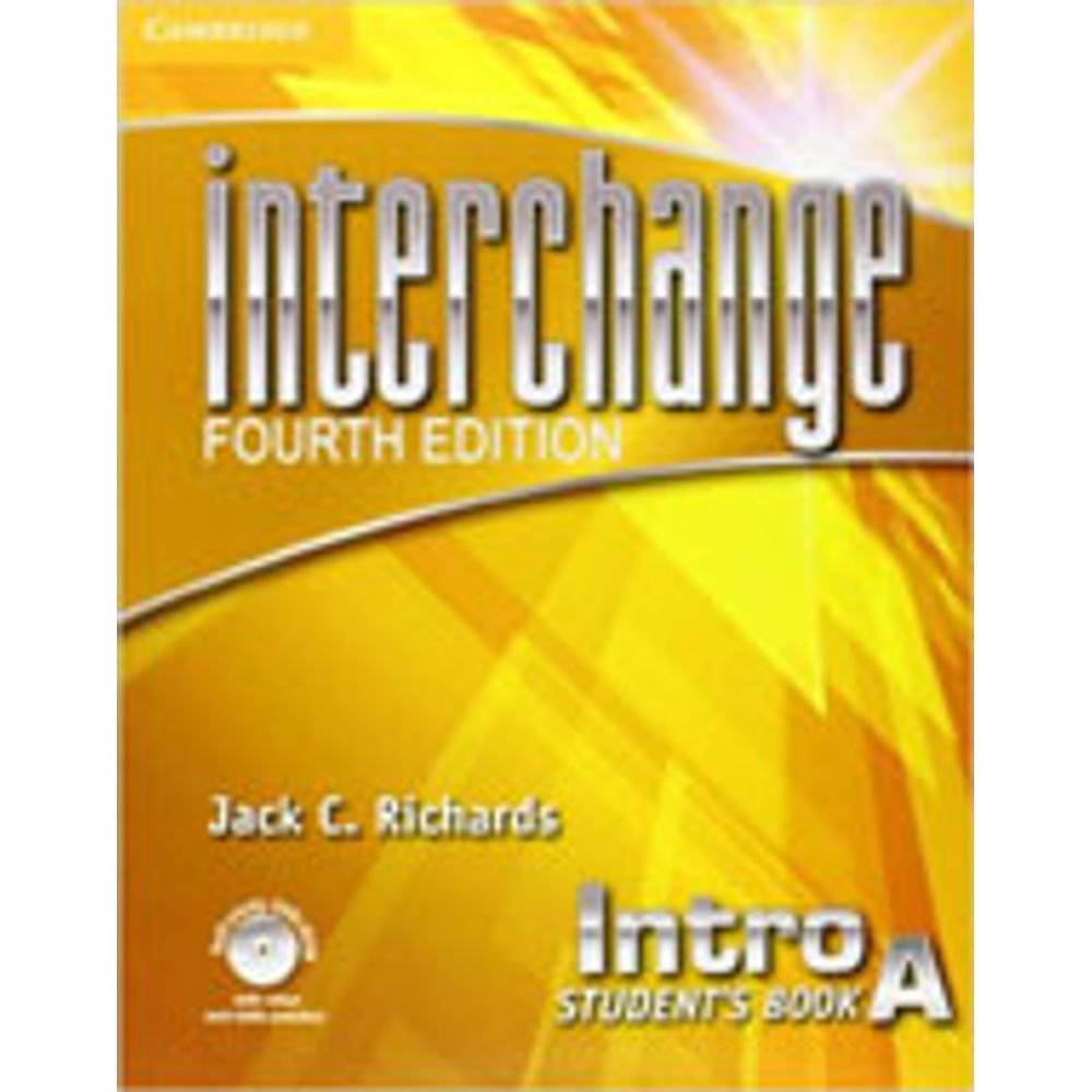 INTERCHANGE INTRO A - STUDENT'S BOOK WITH SELF-STUDY DVD-ROM AND ONLINE ...