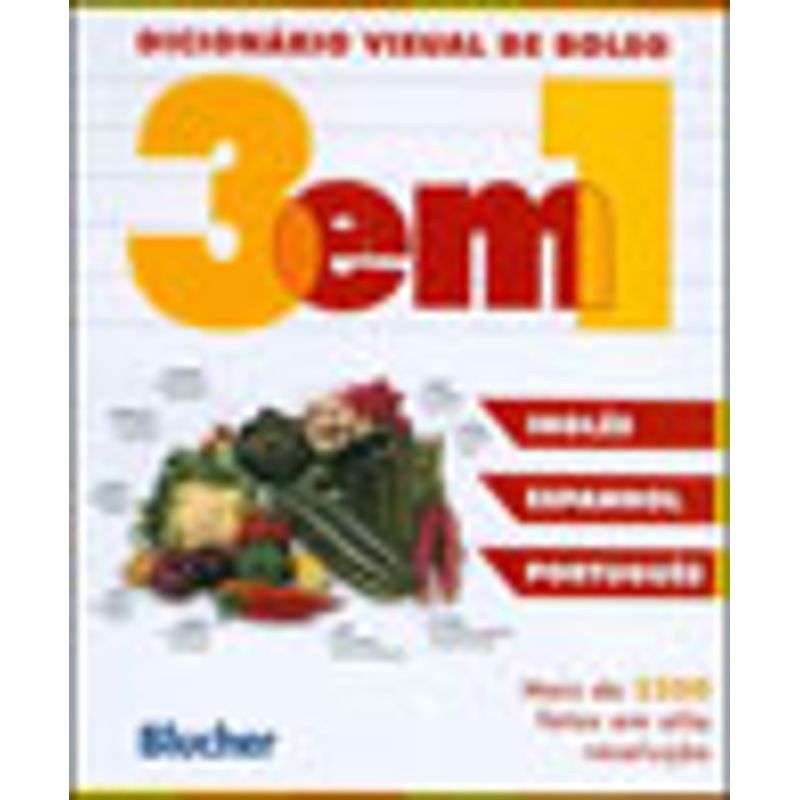 DICIONARIO VISUAL DE BOLSO 3 EM 1 - INGLES /ESPANHOL