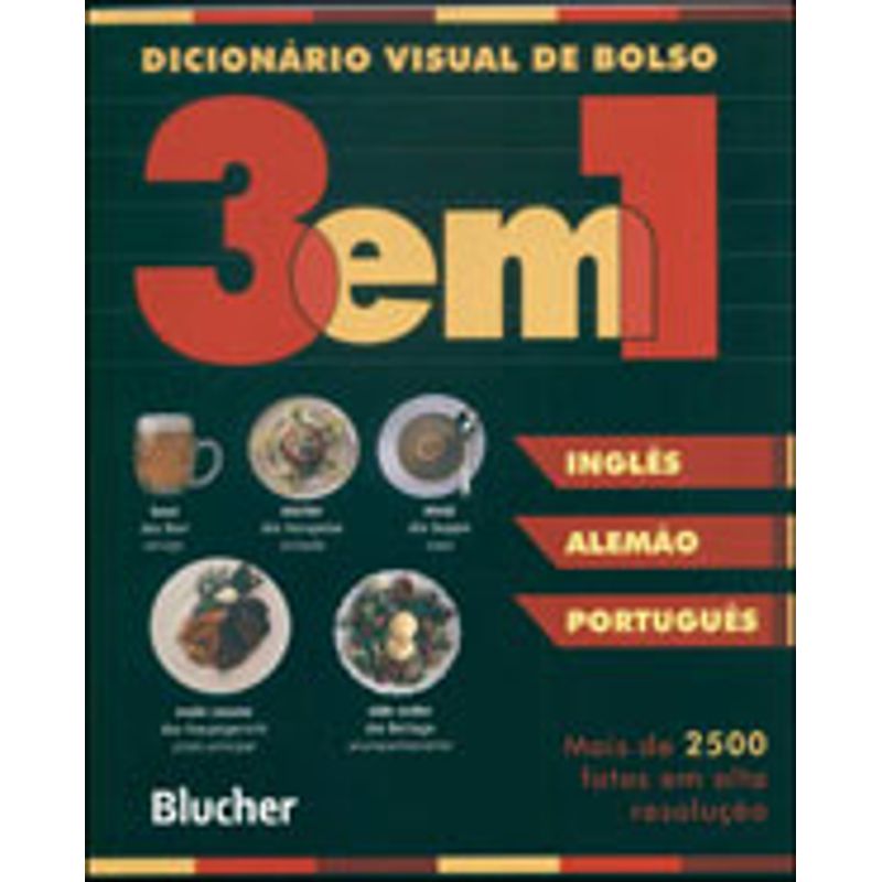 DICIONARIO VISUAL DE BOLSO 3 EM 1 - INGLES/ ALEMAO