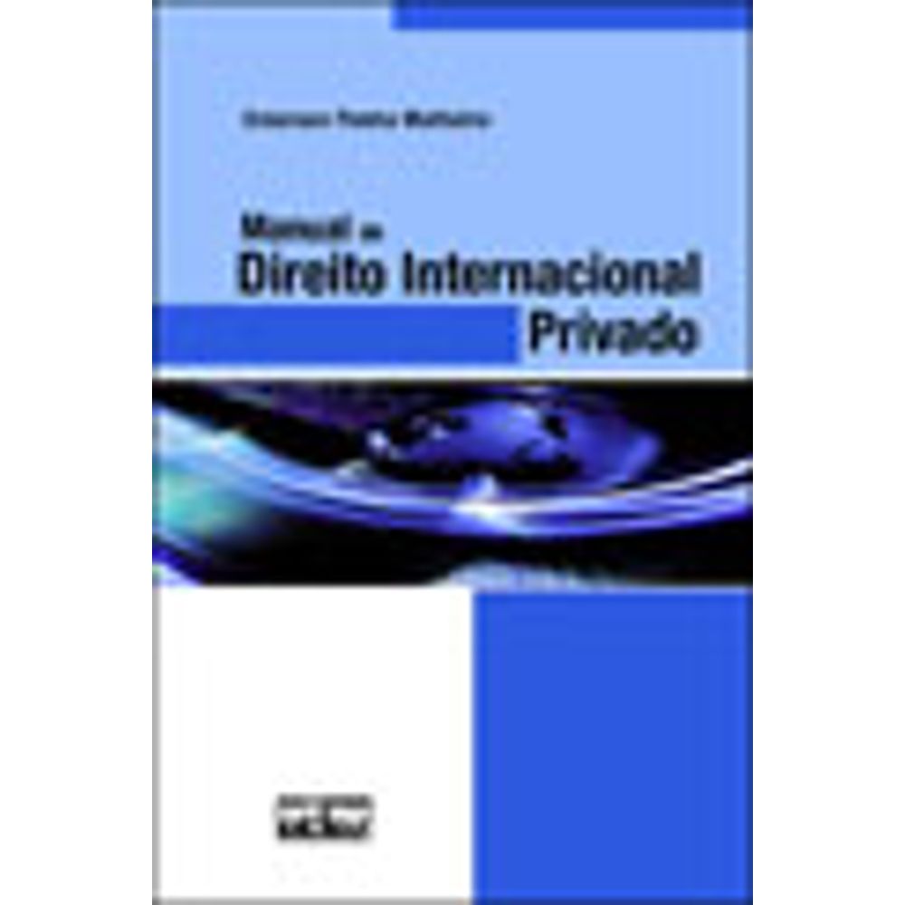 MANUAL DE DIREITO INTERNACIONAL PRIVADO - Martinsfontespaulista