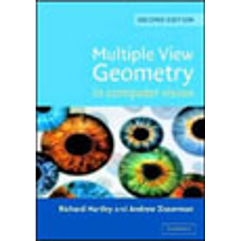 MULTIPLE VIEW GEOMETRY IN COMPUTER VISION | Livraria Martins